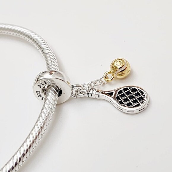 Pandora Tennis Racket Dangle Charm - Picture 3 of 4